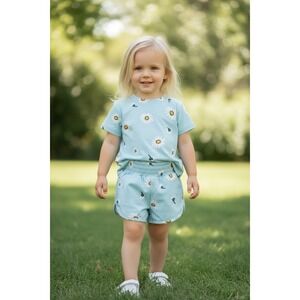 Blue Daisy Kids  Set